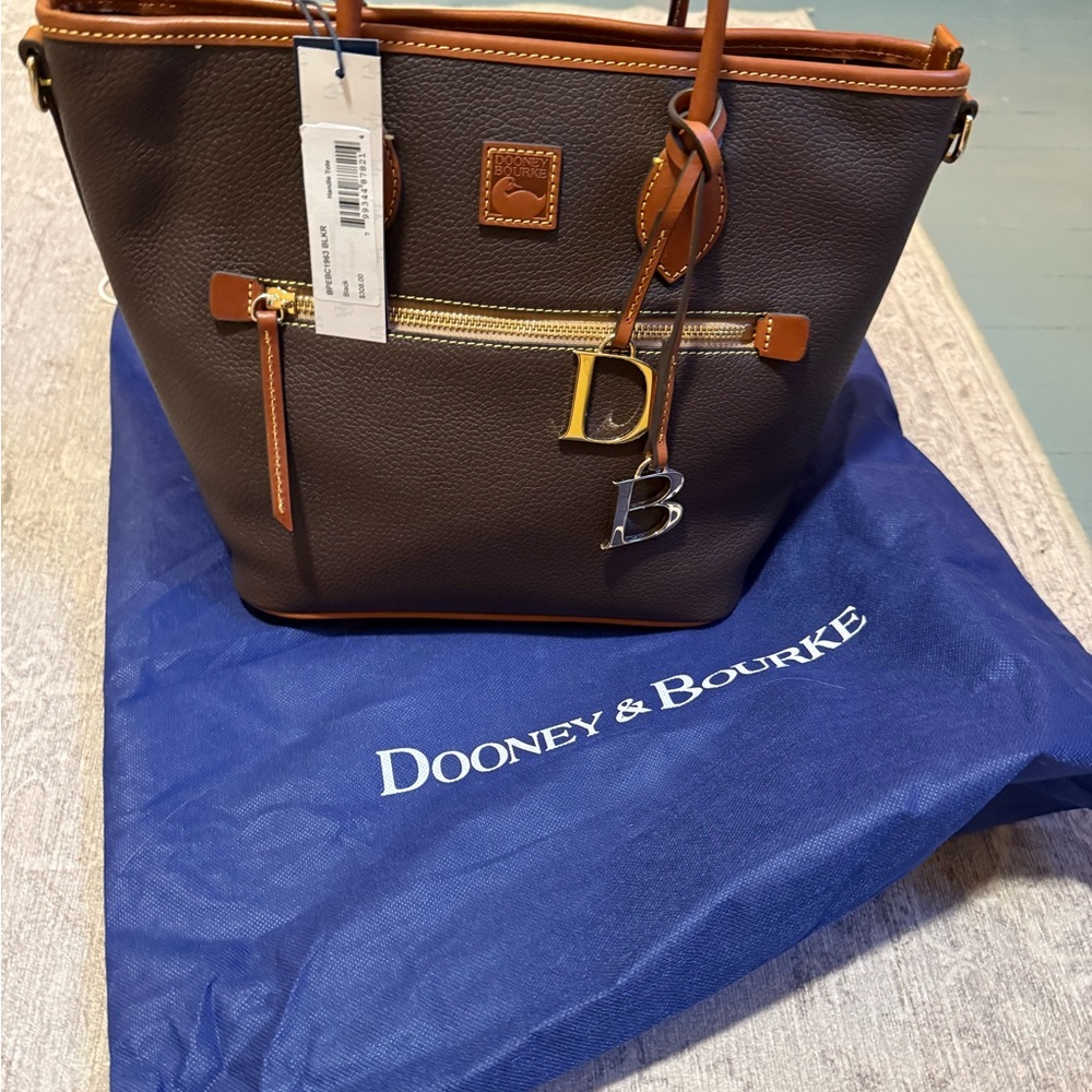 Dooney & Bourke Brown Leather Tote